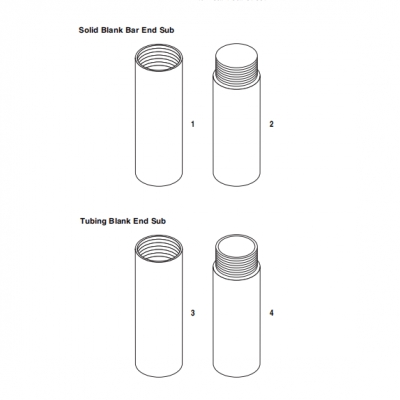 Blank End Adapter Subs