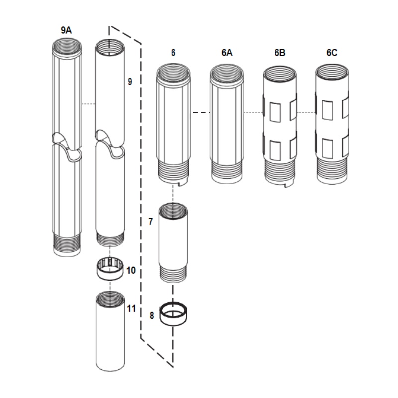 Outer Tube Components - HQ