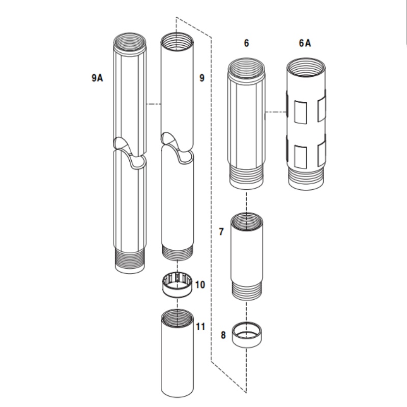 Outer Tube Components - HQU