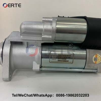 612600091077 Engine Starter Motor 24V 12T Compatible with Weichai WP12 WP13 Shacman HOWO Trucks