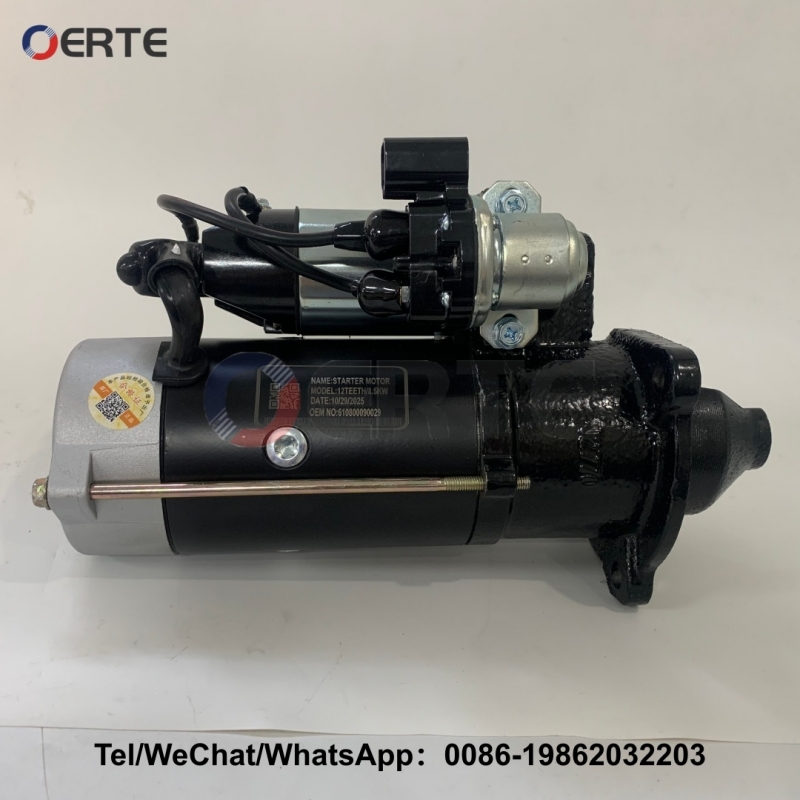 610800090029 Engine Starter Motor 24V 12T Compatible with Weichai WP6 WP7 Shacman HOWO Trucks