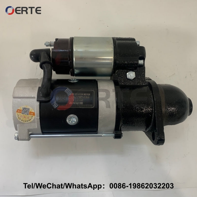 QD158D Engine Starter Motor 12V 12T Compatible with Changchai Quanchai S1100 490 Diesel Tractors
