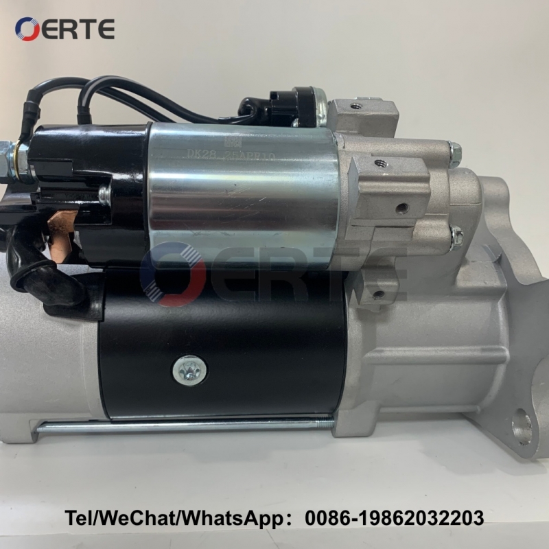 D11-101-10 Engine Starter Motor 24V Compatible with SDEC Shangchai D6114 SC9D XCMG Loader Parts