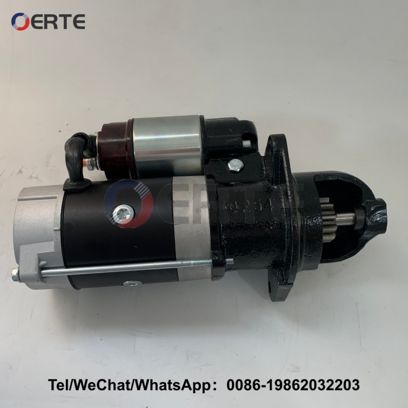 QD254 Engine Starter Motor 24V 11T Compatible with Yunnei YN4100 YN4102 Yuejin Light Trucks