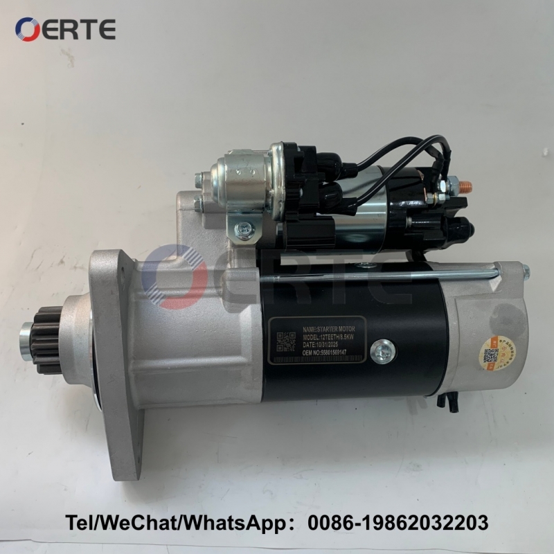 55801569147 Engine Starter Motor 24V 12T Compatible with Iveco Cursor 11 C13 Hongyan Jieshi Trucks