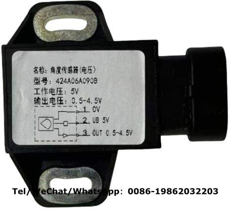 424A06A090B Non-Contact Angle Sensor | 90° Rotary Position Sensor for Industrial & Heavy Duty Machinery