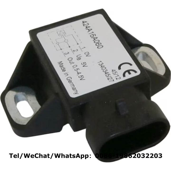 424A06A090B Non-Contact Angle Sensor | 90° Rotary Position Sensor for Industrial & Heavy Duty Machinery