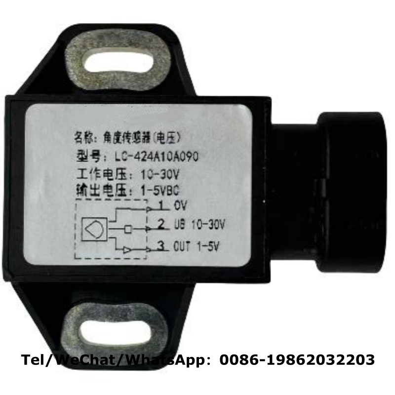424A10A090 Non-Contact Angle Sensor | 90° Rotary Position Sensor for Heavy Duty Machinery