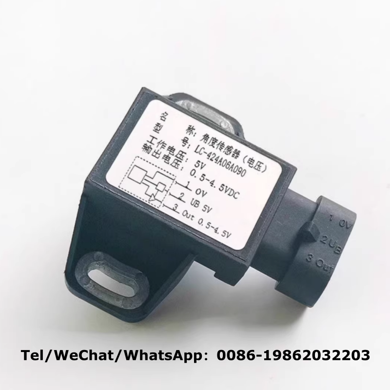 424A10A090 Non-Contact Angle Sensor | 90° Rotary Position Sensor for Heavy Duty Machinery