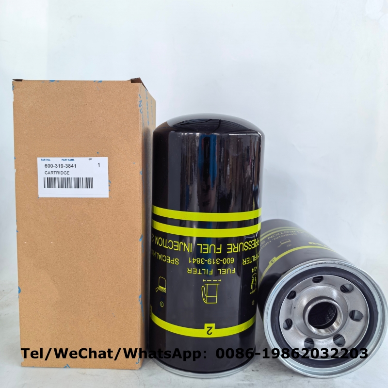 600-319-3841 Fuel Filter Compatible with Komatsu | Cross FF63040NN P502480 WF10414