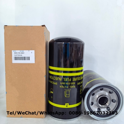 600-319-3841 Fuel Filter Compatible with Komatsu | Cross FF63040NN P502480 WF10414
