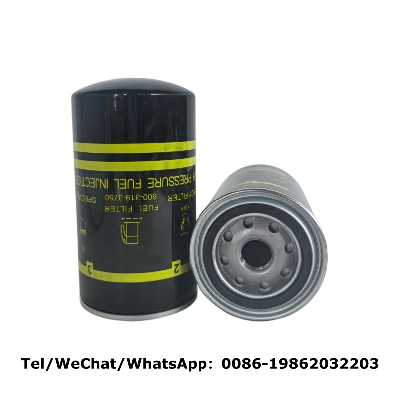 600-319-3750 Fuel Filter Compatible with Komatsu | Cross FF5488 P550774 BF7815 WIX 33697