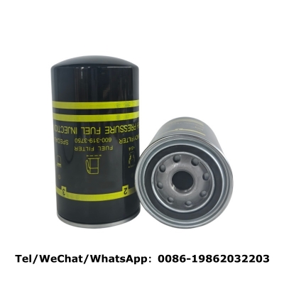 600-319-3750 Fuel Filter Compatible with Komatsu | Cross FF5488 P550774 BF7815 WIX 33697