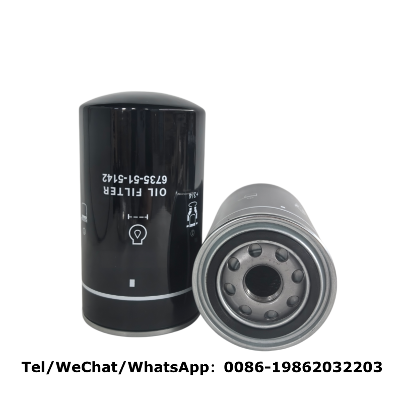 6735-51-5142 Oil Filter Compatible with Komatsu | Cross LF3349 LF16015 B1438 W950/38