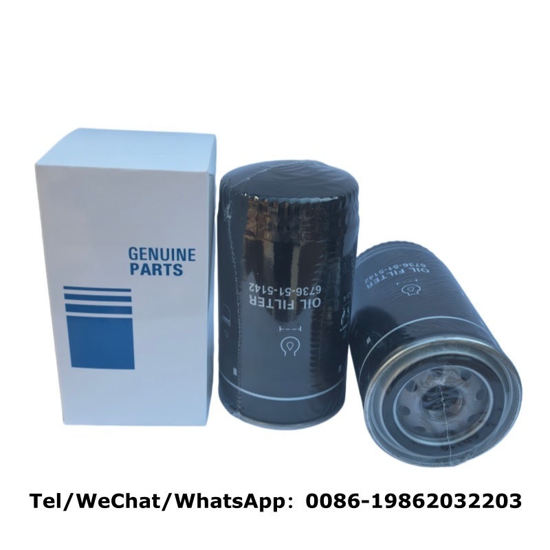 6736-51-5142 Oil Filter Compatible with Komatsu | Cross LF16015 LF3349 B1438 W950/38
