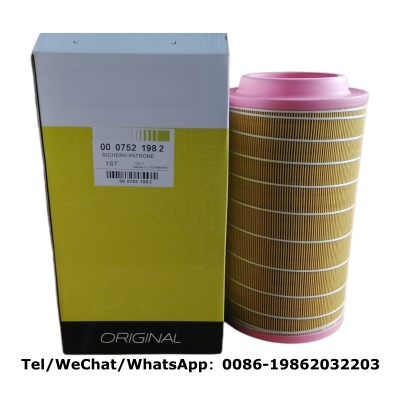 Tractor Outer Air Filter Element 7521982 Replacement | Fits Fleetguard AF26397, JCB 32/920401