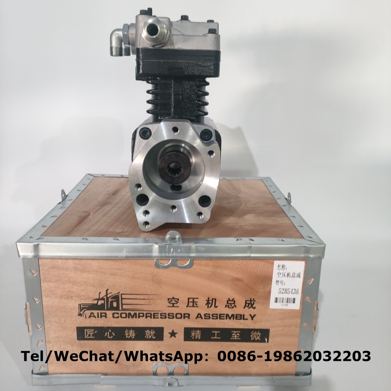 5285436 Engine Brake Air Compressor for Cummins 6L ISLe L8.9 6CT Diesel Engine Parts 4989268 5285437