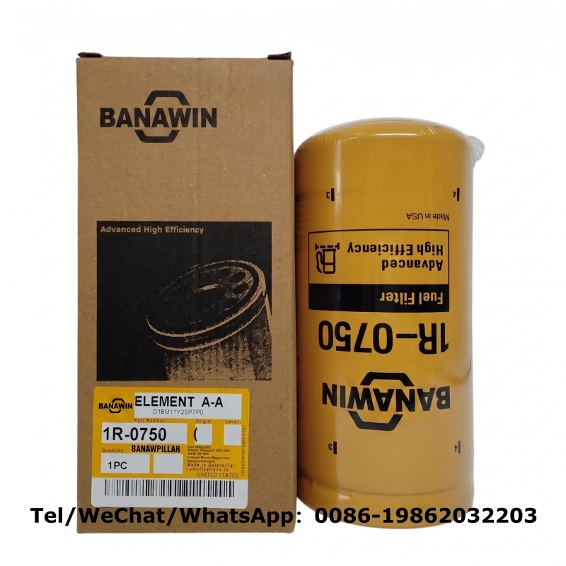 1R-0750 Fuel Filter for Caterpillar CAT Engine Heavy Machinery | Factory Wholesale